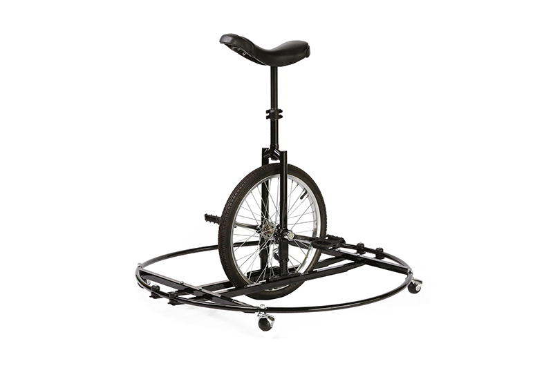 Unicycle trainer wheel